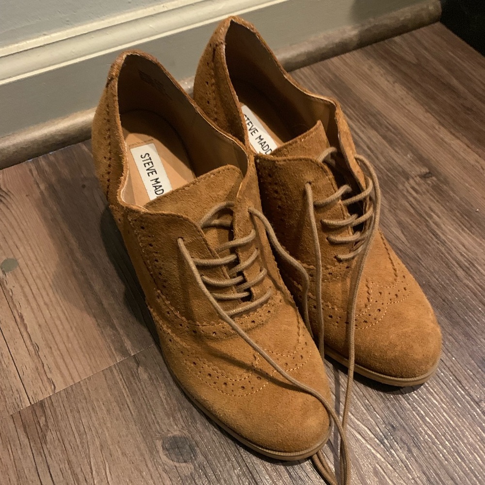 Steve Madden Chunky Heels Size 8 1/2
